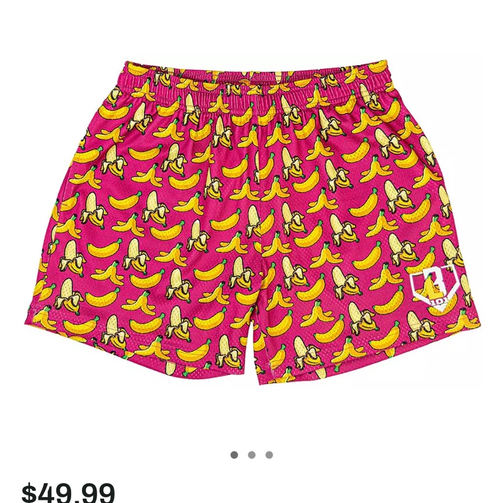 Banana Print Kids Shorts